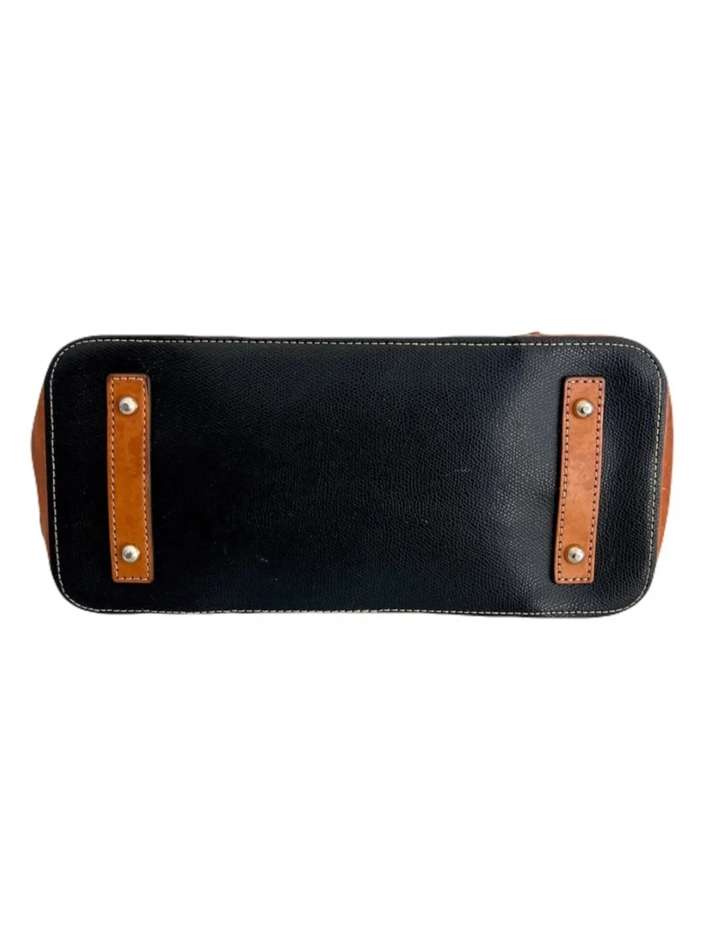 Dooney & Bourke Black and Brown Textured Leather ‘Claremont’ Hobo Bag